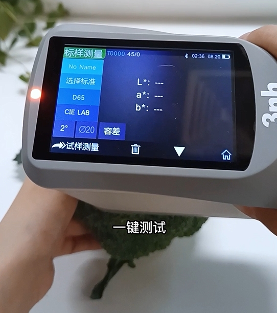 如何用色差儀測量西藍花的色差