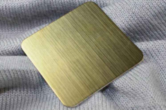 色差儀檢定不銹鋼的顏色