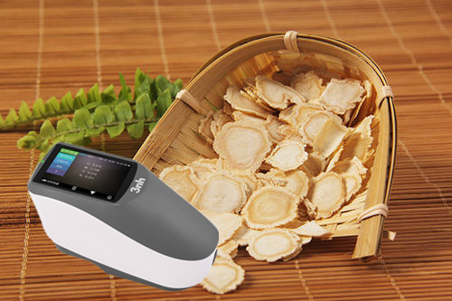 色差儀檢測西洋參的顏色